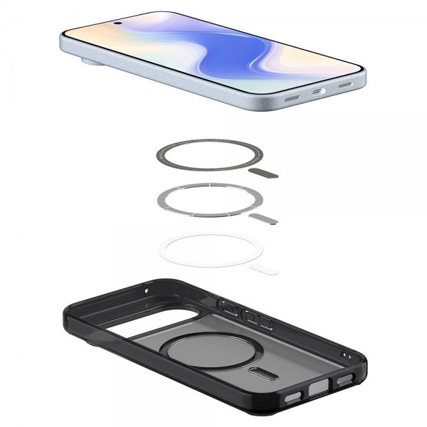 Spigen Google Pixel 10/Pixel 10 Pro Deksel Ultra Hybrid MagFit Frost Black