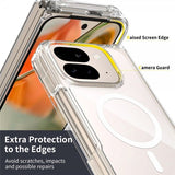 Nordic Covers Google Pixel 10 Pro Fold Deksel Feather Series MagSafe Transparent