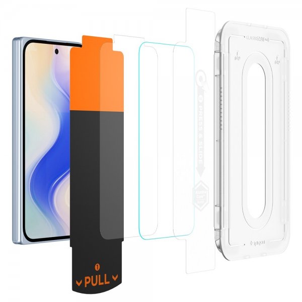 Spigen Google Pixel 10 Pro Fold Skjermbeskytter GLAS.tR EZ Fit Optik Pro 2-pakning