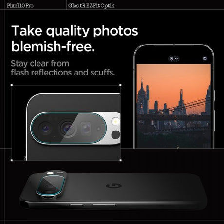Spigen Google Pixel 10 Pro Kamerabeskytter Glas.tR EZ Fit Optik 2-pakning