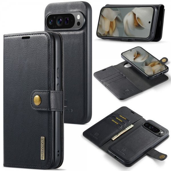 Dg.Ming Google Pixel 10 Pro XL Etui Avtagbart Deksel Svart
