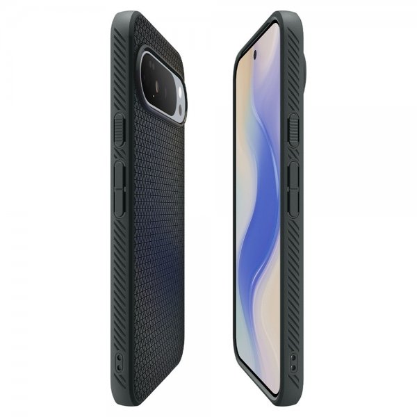 Spigen Google Pixel 10 Pro XL Deksel Liquid Air MagFit Abyss Green