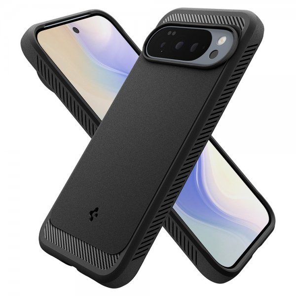 Spigen Google Pixel 10 Pro XL Deksel Rugged Armor MagFit Matte Black