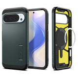 Spigen Google Pixel 10 Pro XL Deksel Tough Armor MagFit Abyss Green