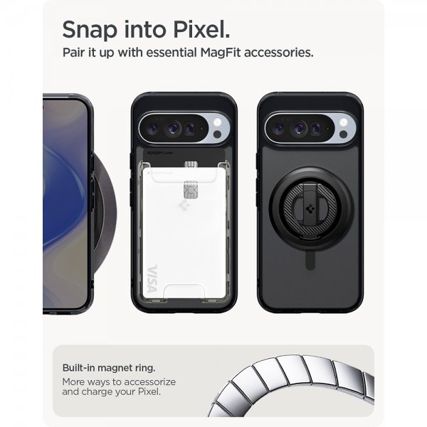 Spigen Google Pixel 10 Pro XL Deksel Ultra Hybrid MagFit Frost Black