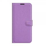 Google Pixel 6 Pro Etui Litchi Lilla