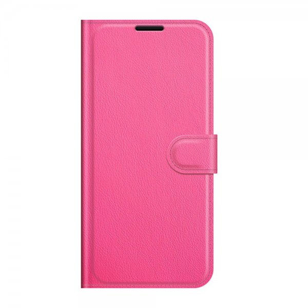 Google Pixel 6 Pro Etui Litchi Magenta