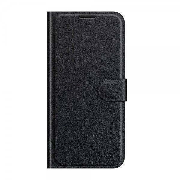 Google Pixel 6 Pro Etui Litchi Svart
