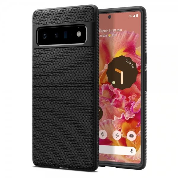 Spigen Google Pixel 6 Pro Deksel Liquid Air Matte Black