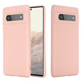 Google Pixel 6 Pro Deksel med Stropp Silikon Rosa