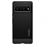 Spigen Google Pixel 6 Pro Deksel Rugged Armor Matte Black