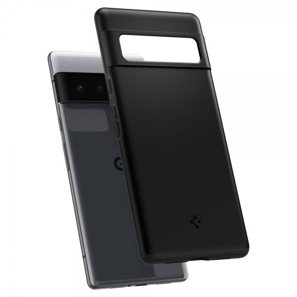 Spigen Google Pixel 6 Pro Deksel Thin Fit Svart
