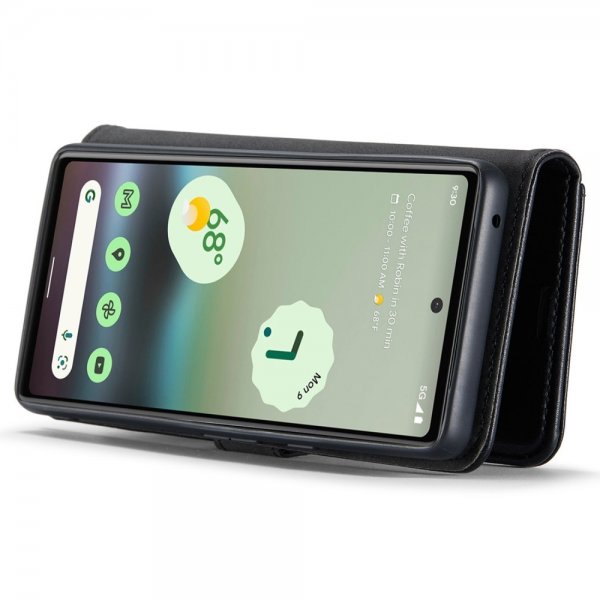 Dg.Ming Google Pixel 6a Etui Avtagbart Deksel Svart