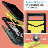 Spigen Google Pixel 6a Deksel Tough Armor Midnight Green