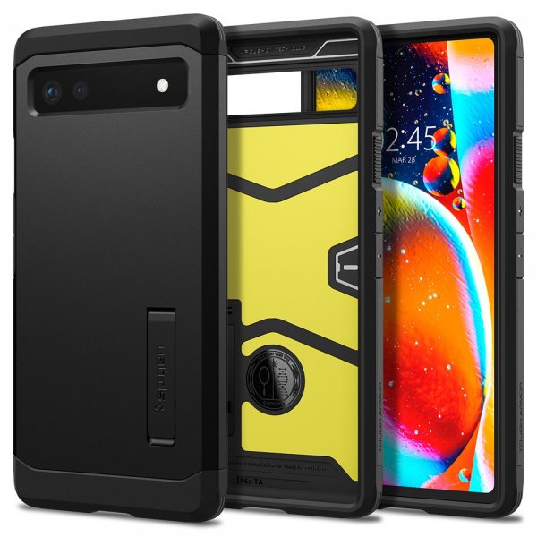 Spigen Google Pixel 6a Deksel Tough Armor Svart