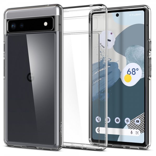 Spigen Google Pixel 6a Deksel Ultra Hybrid Crystal Clear