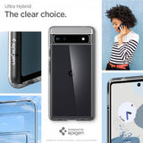 Spigen Google Pixel 6a Deksel Ultra Hybrid Crystal Clear