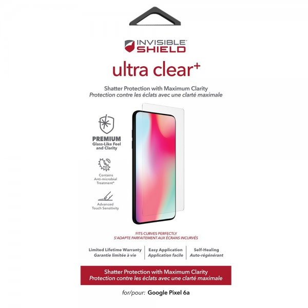 Zagg InvisibleShield Google Pixel 6a Skjermbeskytter Ultra Clear