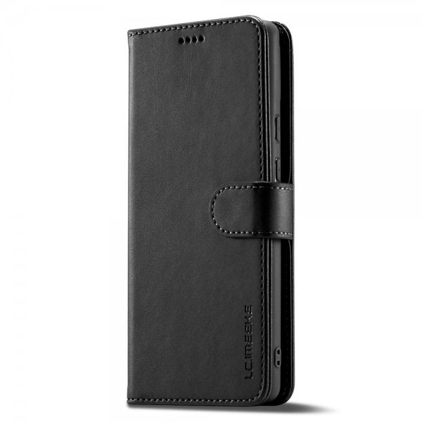Lc.Imeeke Google Pixel 7 Pro Etui med Kortlomme stativfunksjon Svart