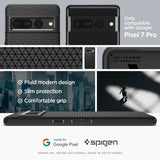 Spigen Google Pixel 7 Pro Deksel Liquid Air Matte Black