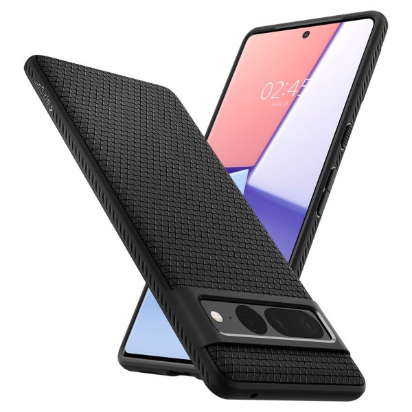 Spigen Google Pixel 7 Pro Deksel Liquid Air Matte Black