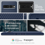 Spigen Google Pixel 7 Pro Deksel Liquid Air Navy Blue