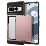 Spigen Google Pixel 7 Pro Deksel Slim Armor CS Rosegull