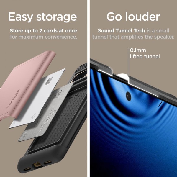 Spigen Google Pixel 7 Pro Deksel Slim Armor CS Rosegull