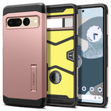 Spigen Google Pixel 7 Pro Deksel Tough Armor Rosegull