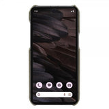 Google Pixel 7a Deksel Ekte Skinn MagSafe Grønn