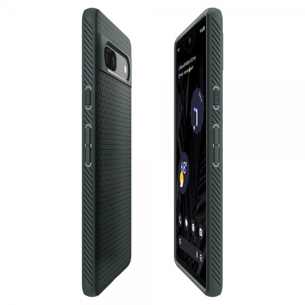 Spigen Google Pixel 7a Deksel Liquid Air Abyss Green