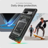Spigen Google Pixel 7a Deksel Ultra Hybrid Zero One Svart