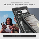 Spigen Google Pixel 7a Deksel Ultra Hybrid Zero One Svart