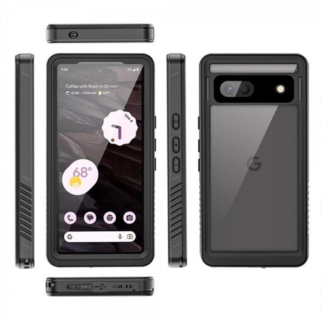 Redpepper Google Pixel 7a Deksel Vanntett IP68 Svart