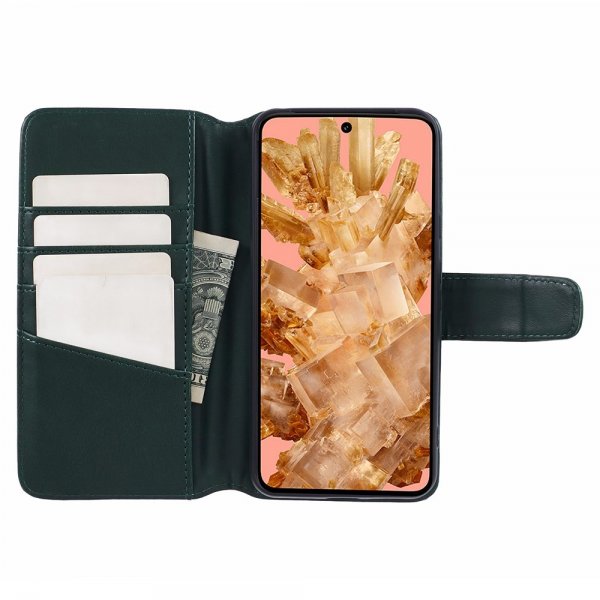 Nordic Covers Google Pixel 8 Etui Essential Leather Juniper Green