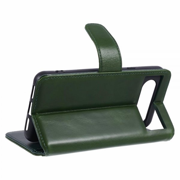 Nordic Covers Google Pixel 8 Etui Essential Leather Juniper Green