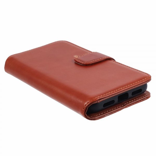 Nordic Covers Google Pixel 8 Etui Essential Leather Maple Brown