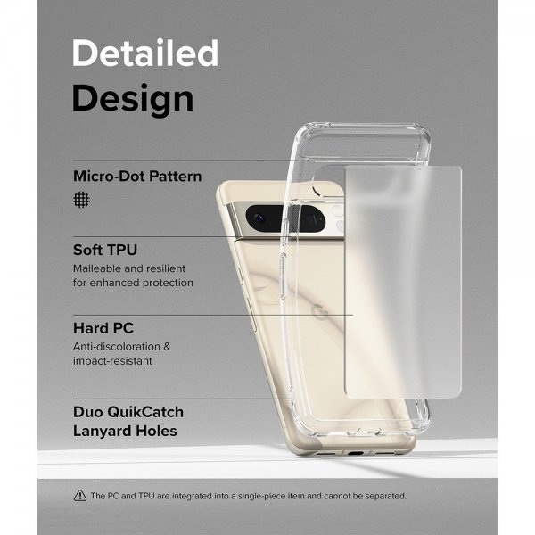 Ringke Google Pixel 8 Pro Deksel Fusion Matte Clear