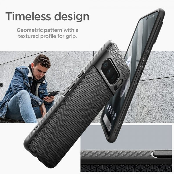 Spigen Google Pixel 8 Pro Deksel Liquid Air Matte Black