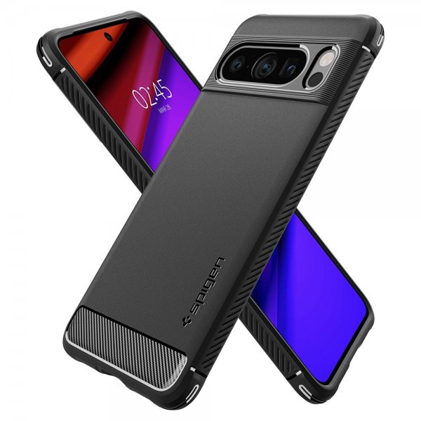 Spigen Google Pixel 8 Pro Deksel Rugged Armor Matte Black