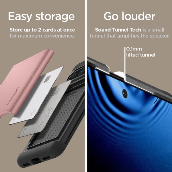 Spigen Google Pixel 8 Pro Deksel Slim Armor CS Rose Gold