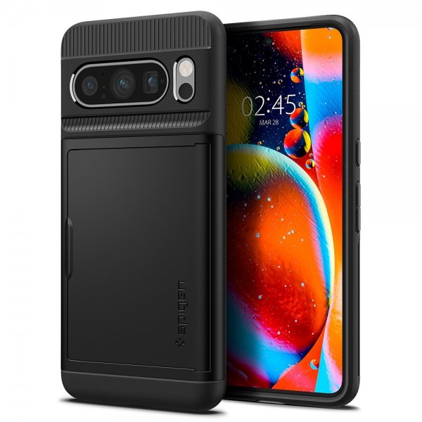 Spigen Google Pixel 8 Pro Deksel Slim Armor CS Svart