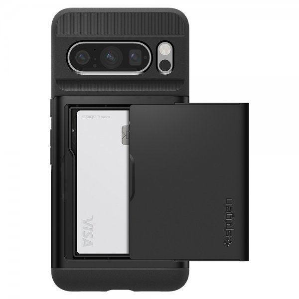 Spigen Google Pixel 8 Pro Deksel Slim Armor CS Svart