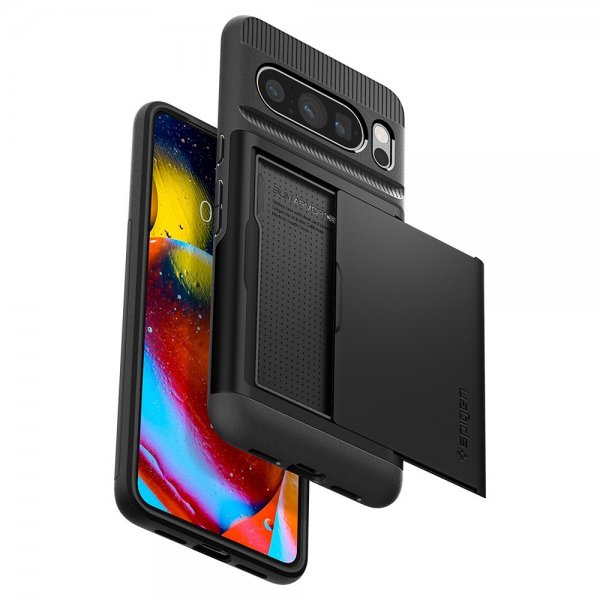 Spigen Google Pixel 8 Pro Deksel Slim Armor CS Svart