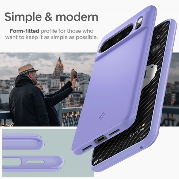 Spigen Google Pixel 8 Pro Deksel Thin Fit Awesome Violet