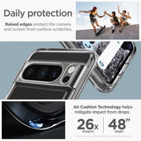 Spigen Google Pixel 8 Pro Deksel Ultra Hybrid Crystal Clear
