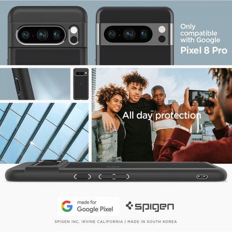 Spigen Google Pixel 8 Pro Deksel Ultra Hybrid Matte Black
