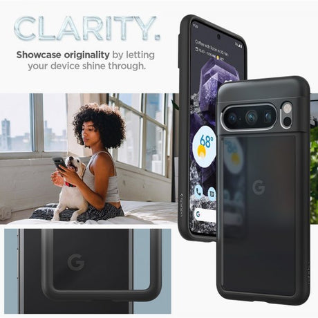 Spigen Google Pixel 8 Pro Deksel Ultra Hybrid Matte Black