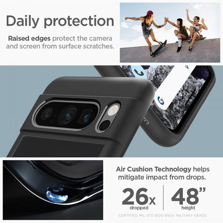 Spigen Google Pixel 8 Pro Deksel Ultra Hybrid Matte Black