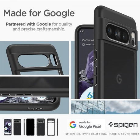 Spigen Google Pixel 8 Pro Deksel Ultra Hybrid Matte Black